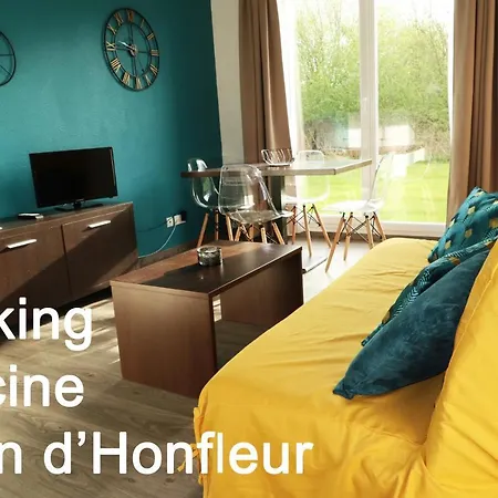 Charmant 2 Pieces Proche D Honfleur, Piscine En Saison, Parking Gratuit, Wifi Équemauville Exterior foto